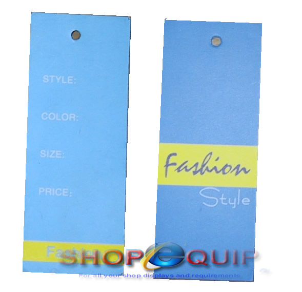Tag Labels Blue